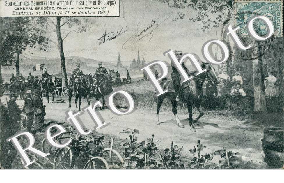 Souvenirs des manoeuvres d&#039;Armee de l&#039;Est - Sept 1904