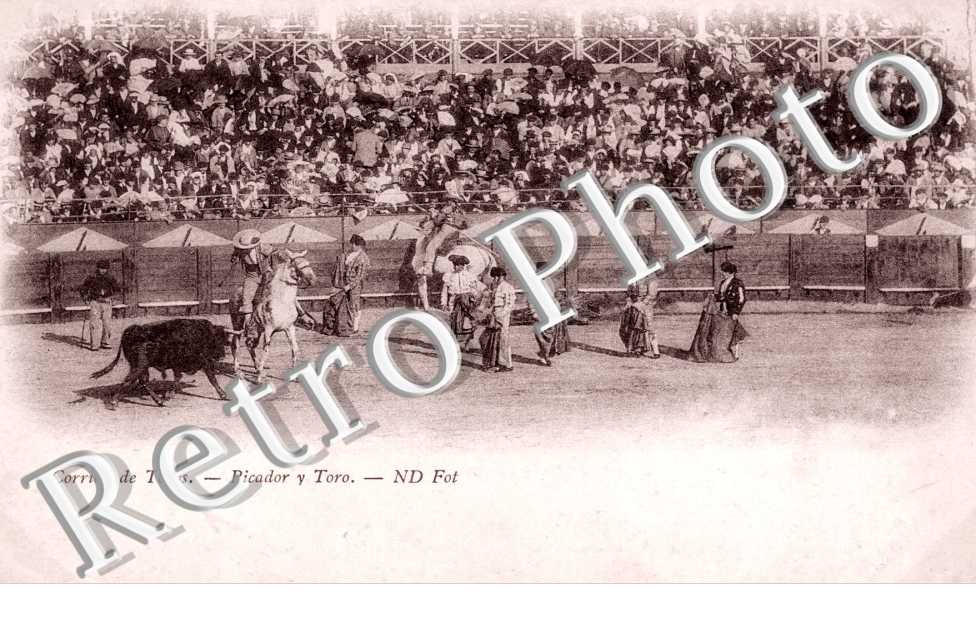 Corrida de Toros - Picador y Toro
