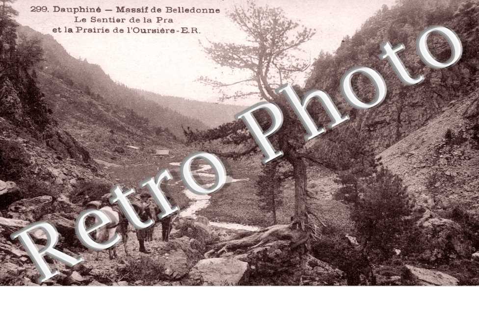 Le sentier de la Pra et la prairie de l&#039;Oursiere