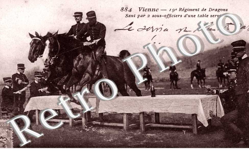 19eme regiment de dragons - Saut a chaval