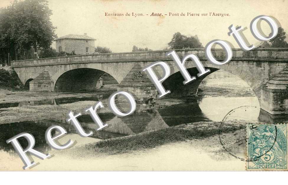 Pont de pierre sur l'Azergue