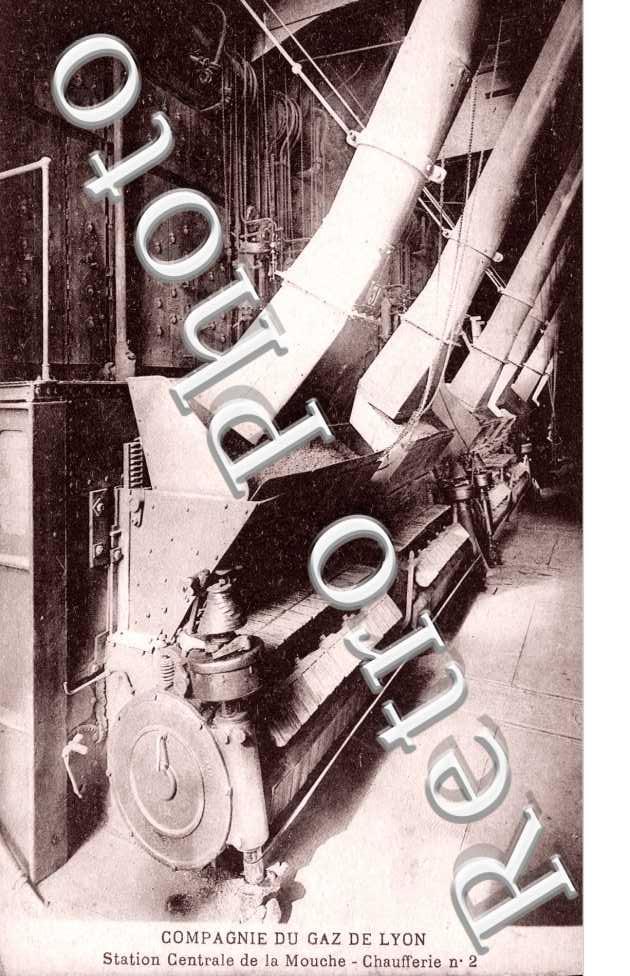 Compagnie du Gaz - Station centrale de la Mouche - Chaufferie n 2