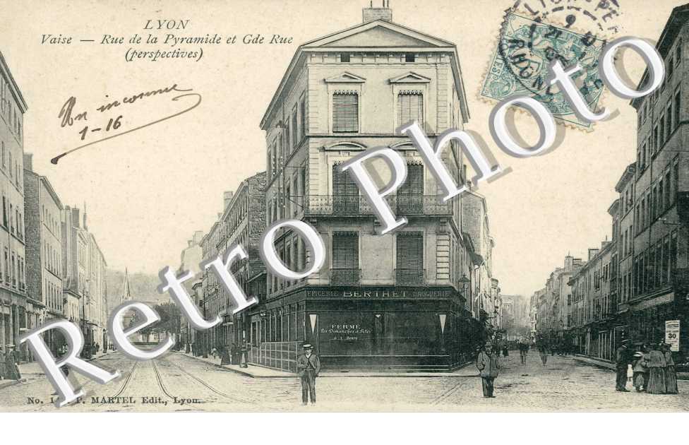 Vaise - rue de la Pyramide et Grande Rue