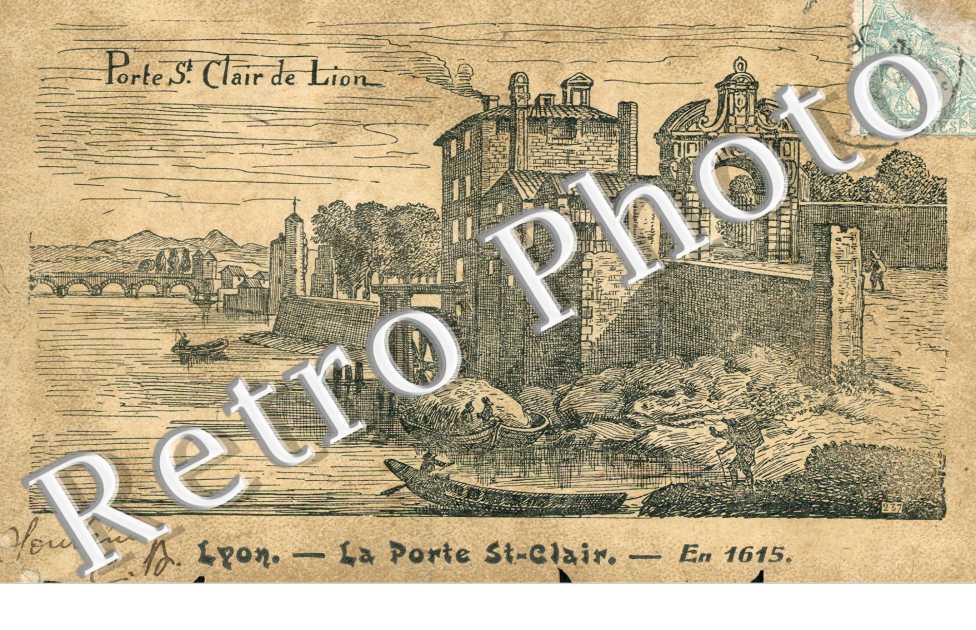 Porte saint Clair en 1615
