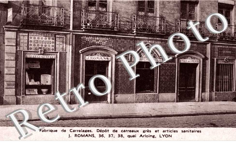 Fabrique de Carrelage - J. Romans quai Arloing