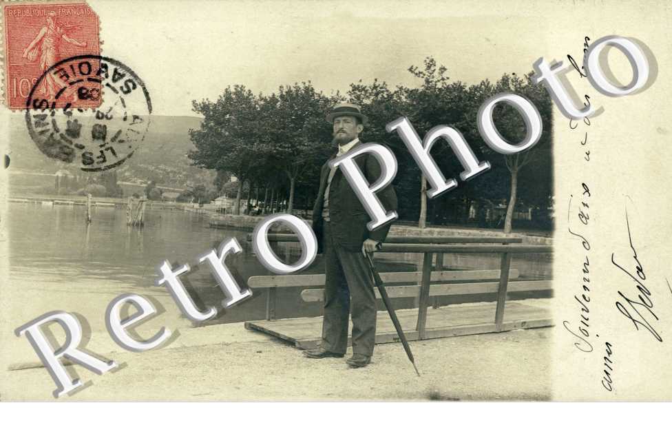 Un personnage au bord du lac - 1908