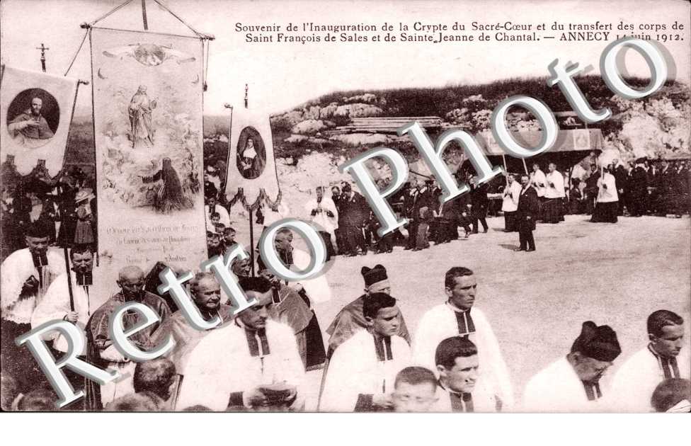 inauguration de la crypte du Sacre Coeur