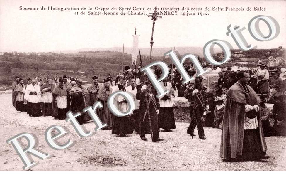 inauguration de la crypte du Sacre Coeur; 14 juillet 1912
