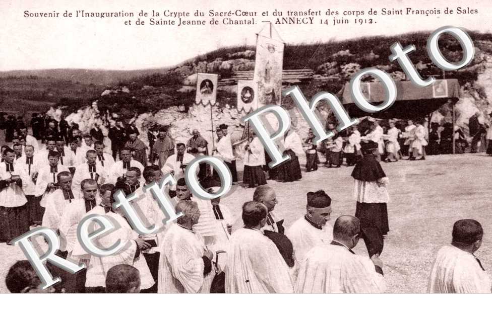 inauguration de la crypte du Sacre Coeur; 14 juillet 1912