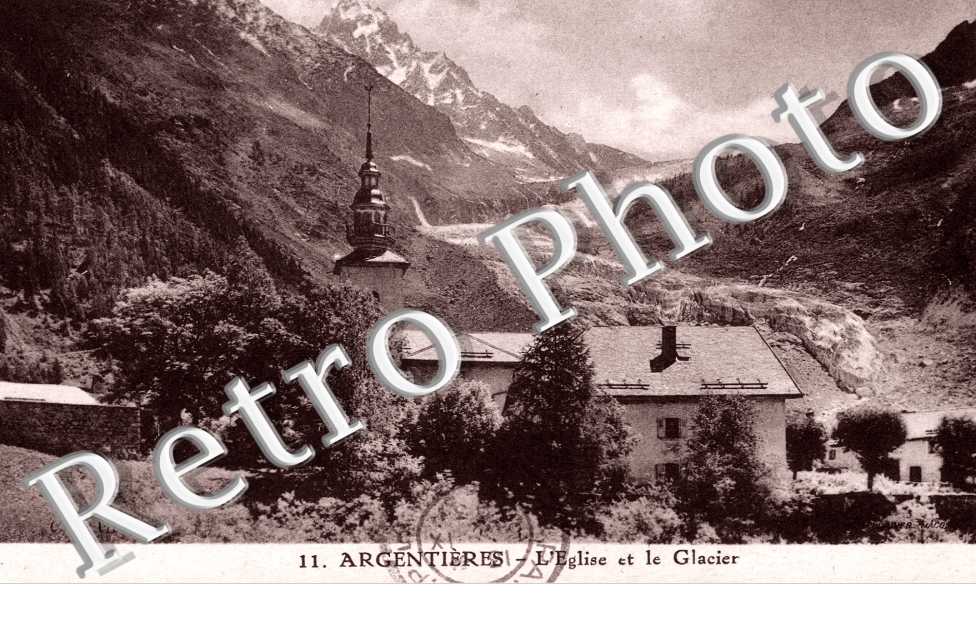 l&#039;eglise et le glacier