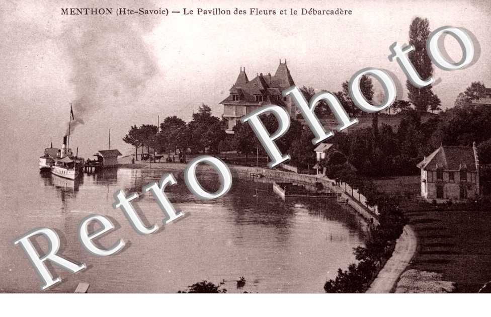le pavillon des Fleurs et le debarcadere