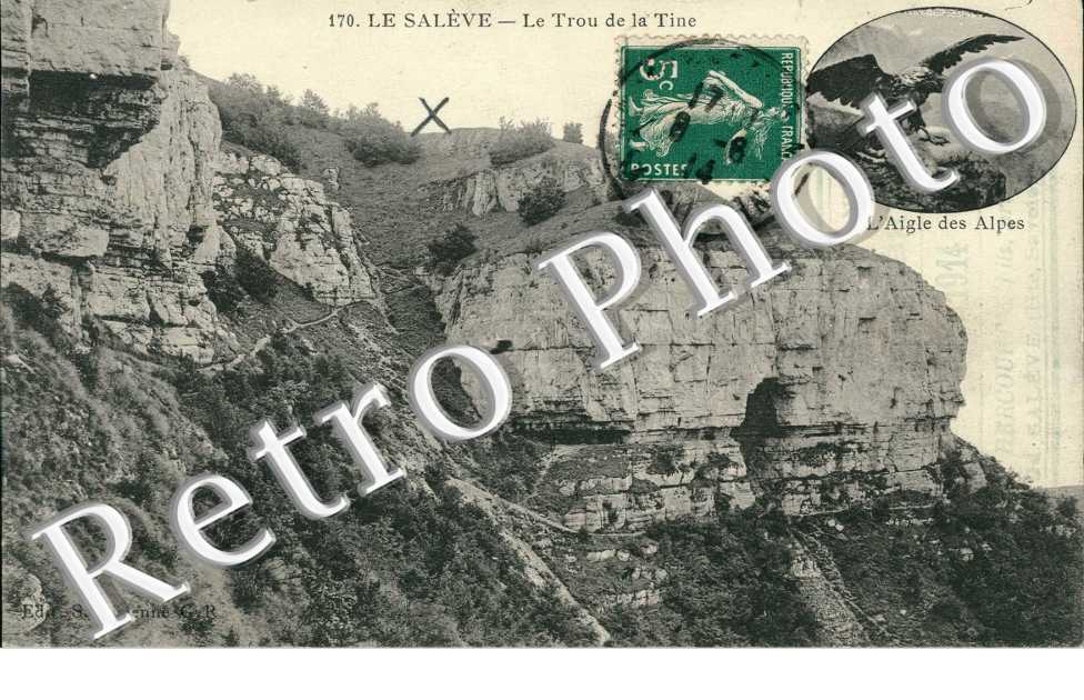 Le Saleve - Le trou de la Tine - l'Aigle des Alpes