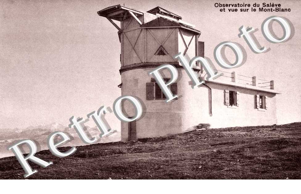 Observatoire du Saleve et vue sur le Mont Blanc