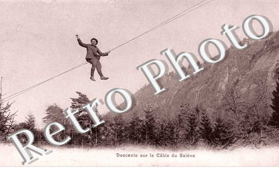 Descente sur le Cable du Saleve