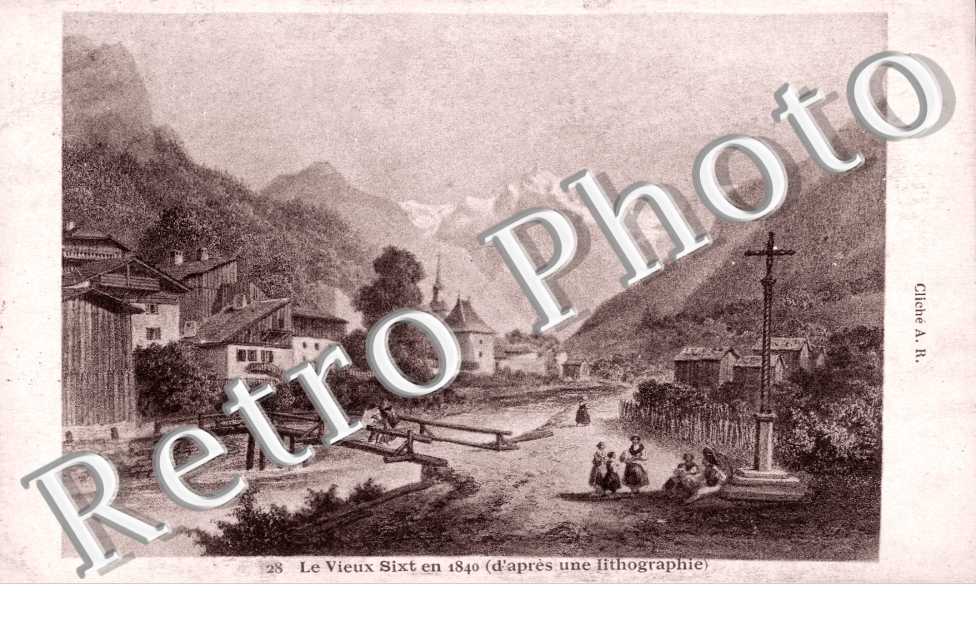 Le Vieux Sixt en 1840