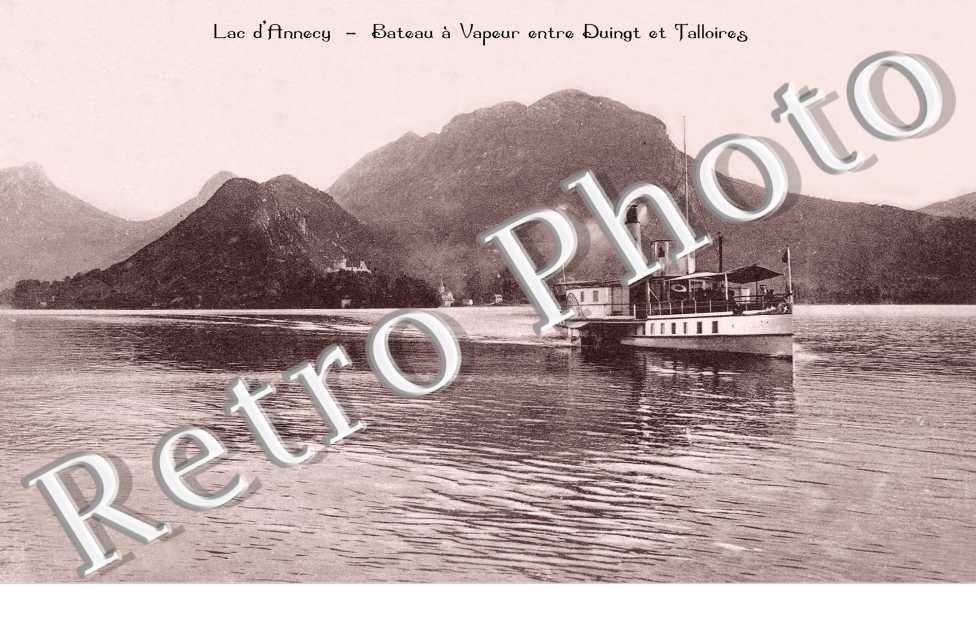 Bateau a Vapeur entre Duingt et Talloires