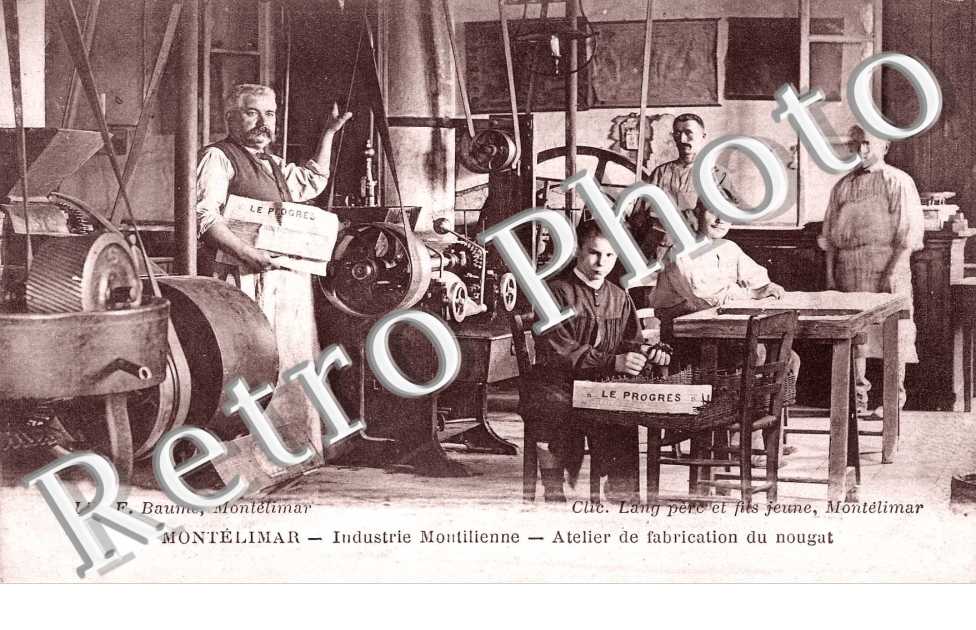 Industrie Montilienne - atelier de fabrication du nougat
