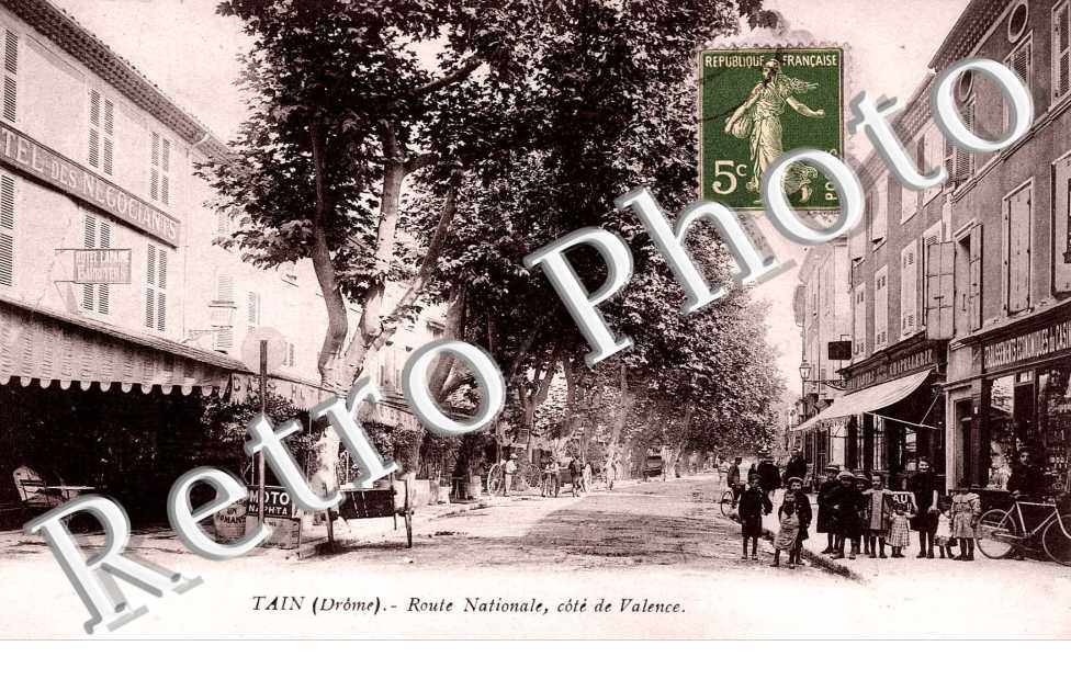 route nationale, cote de Valence