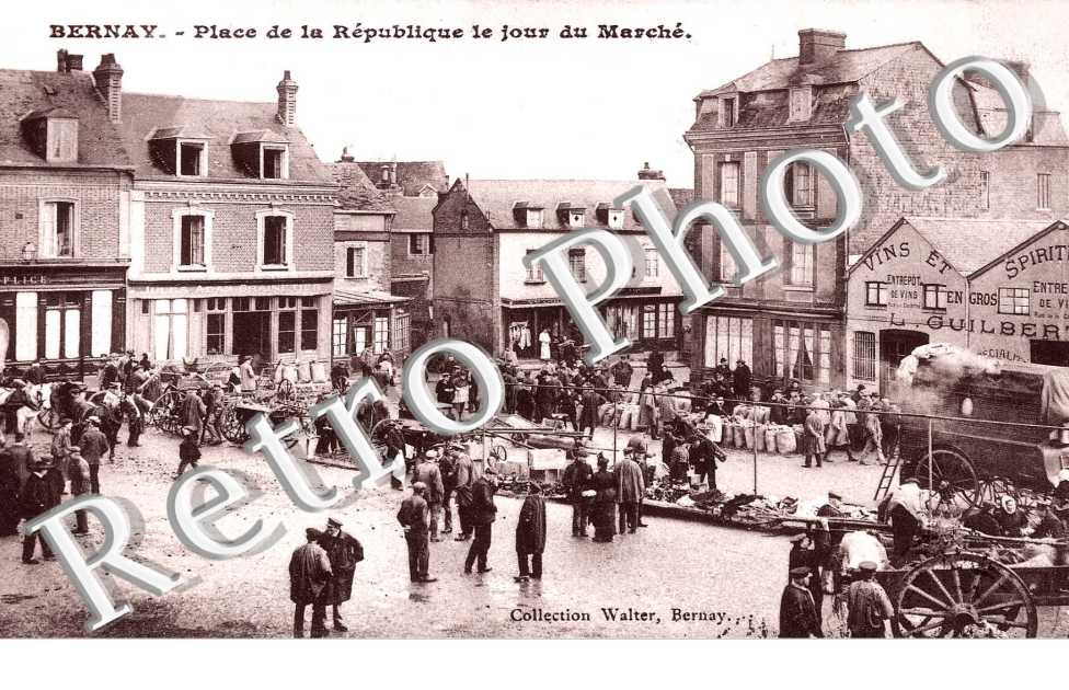Place de la republique le jour du marche