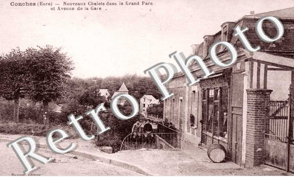 nouveaux chalets dans le grand parc et avenue de la gare