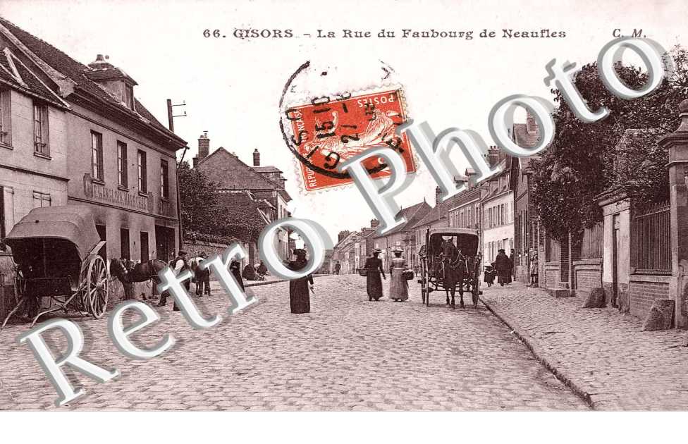 la rue du faubourg de Neaufles