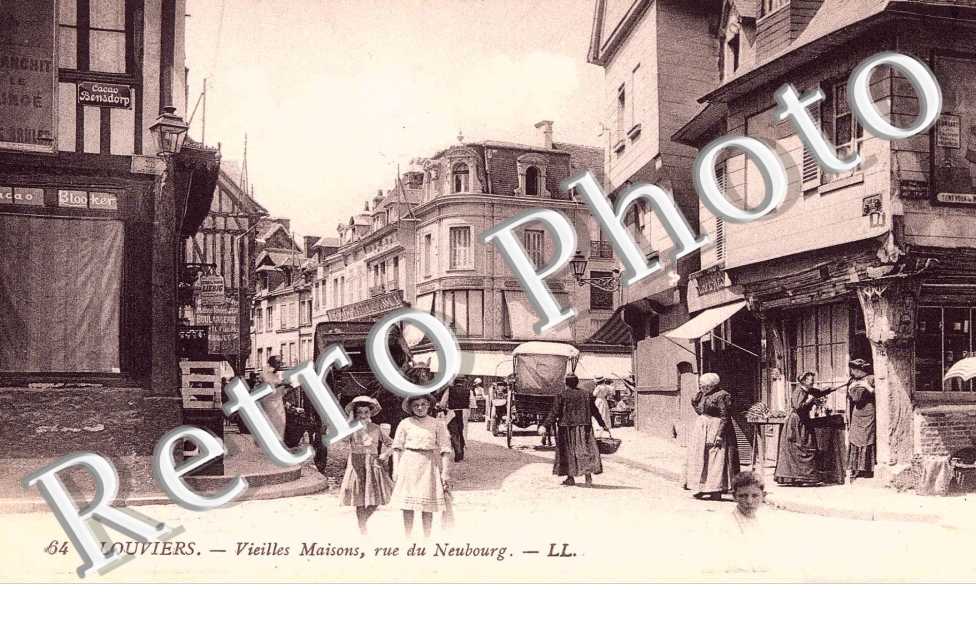 Rue de Neubourg vieilles maisons 