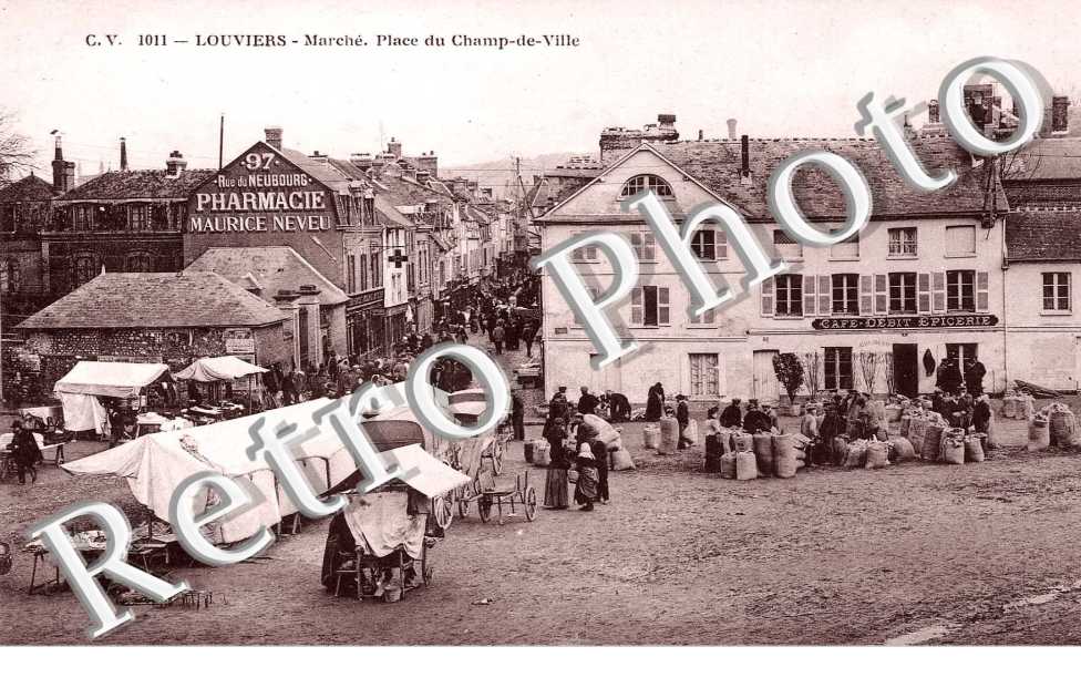 marche - place du champ de ville