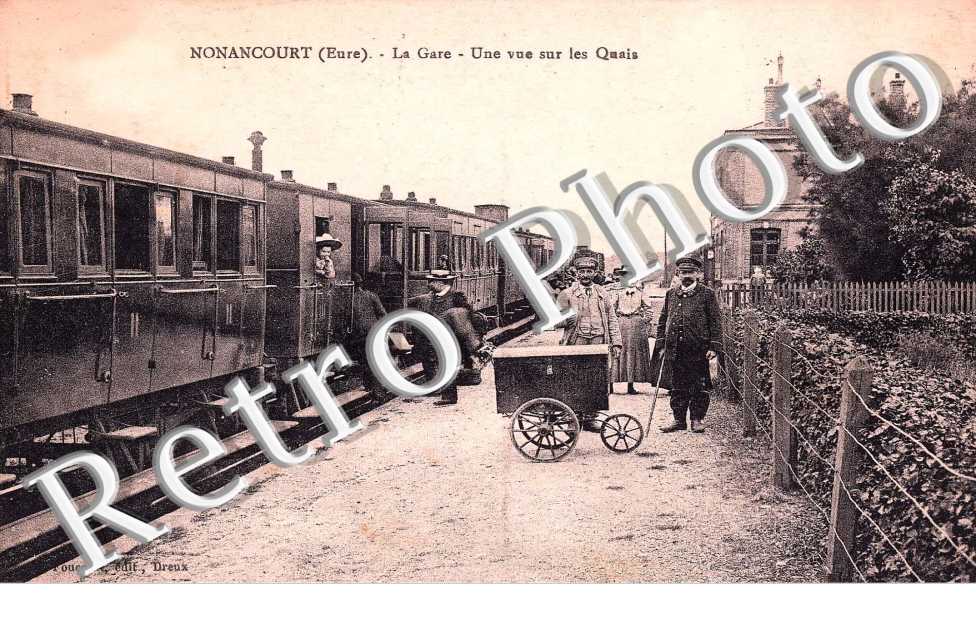 la gare, une vue sur les quais