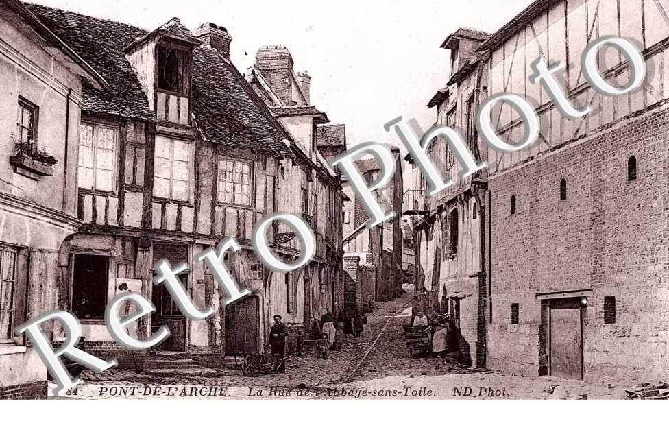 Rue de l&#039;abbaye sans toile