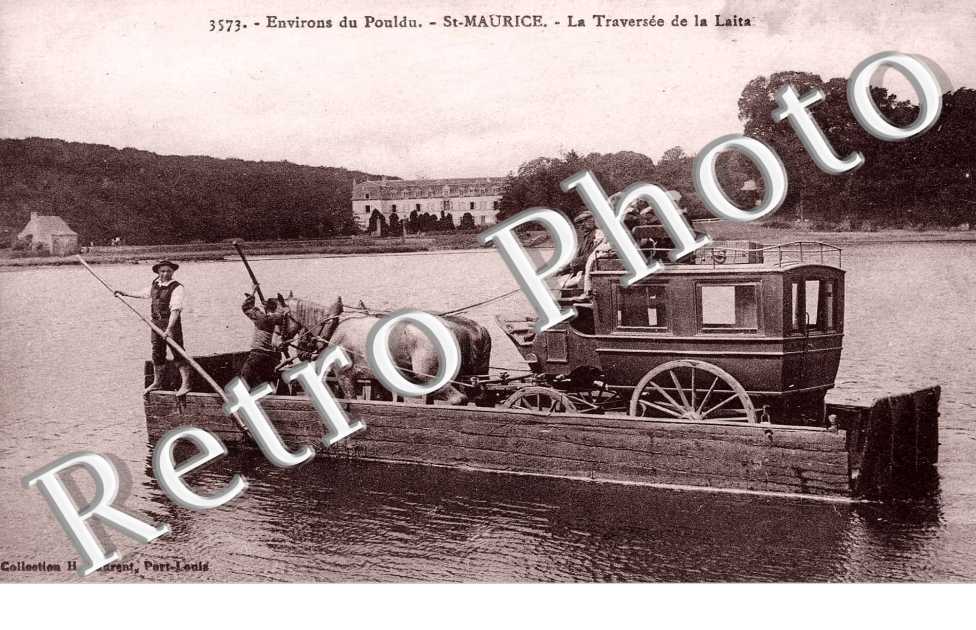 Environs de Pouldu - St Maurice - la traversee de la Laita