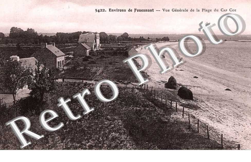 vue generale de la plage du Cap Coz