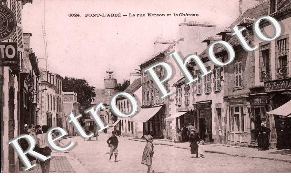 la rue Kereon et le chateau