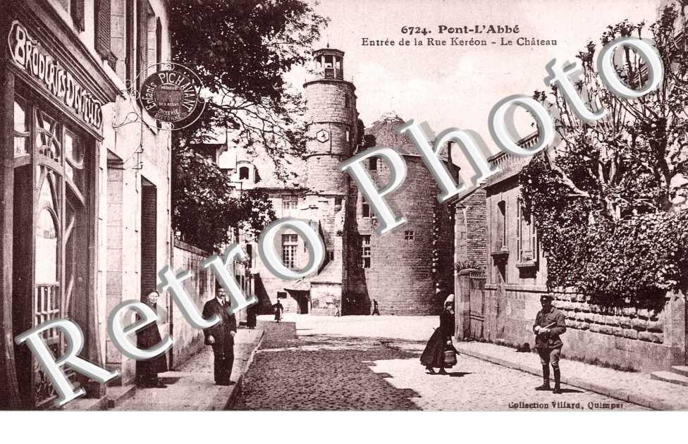 la rue Kereon, le chateau