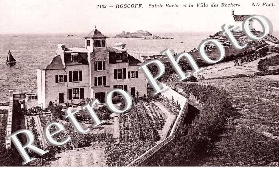 Sainte Barbe et la villa des Rochers