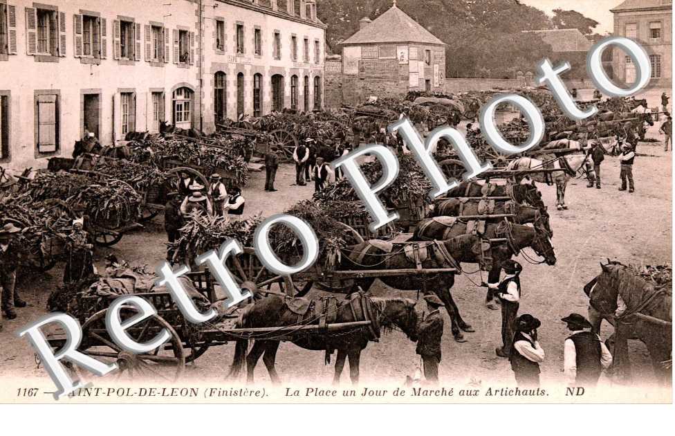 la place un jour de marche aux artichauts