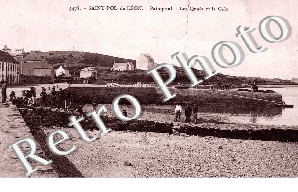 Paimpoul, les Quais et la Cale
