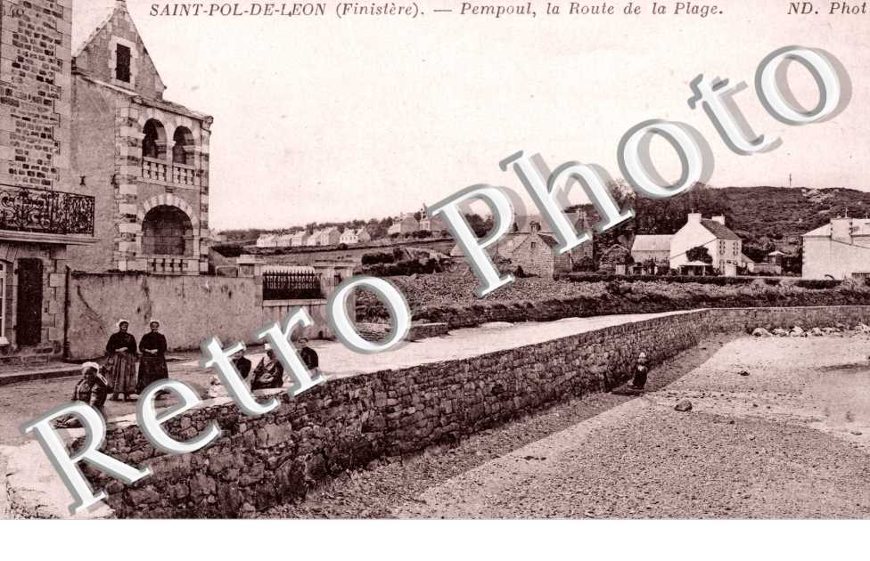 Pempoul, la Route de la Plage