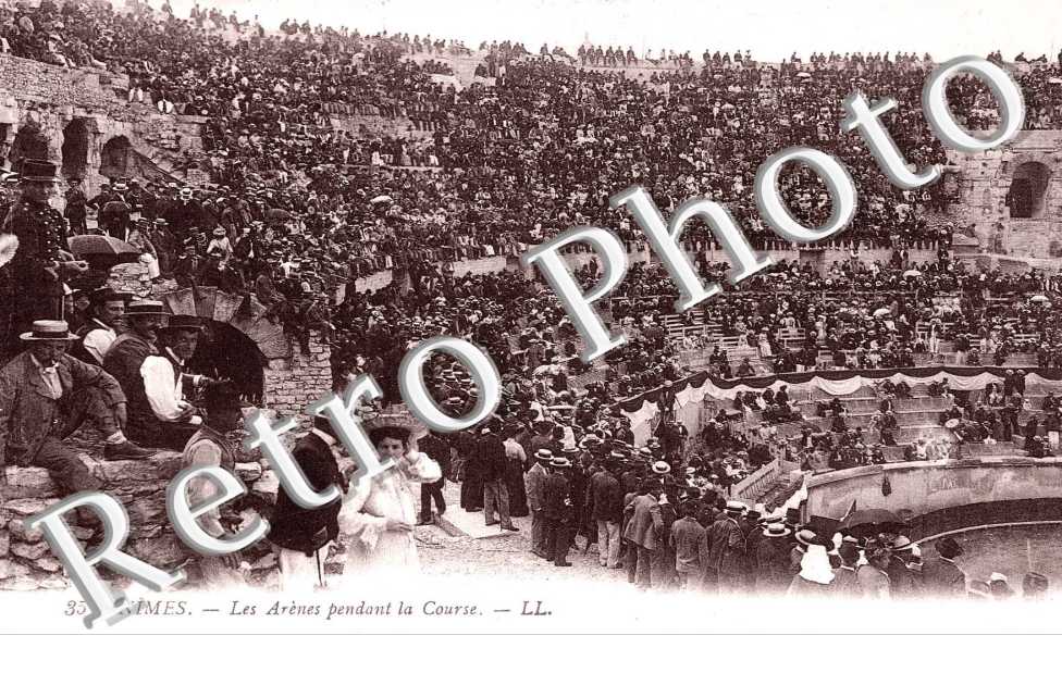 les arenes pendant la course