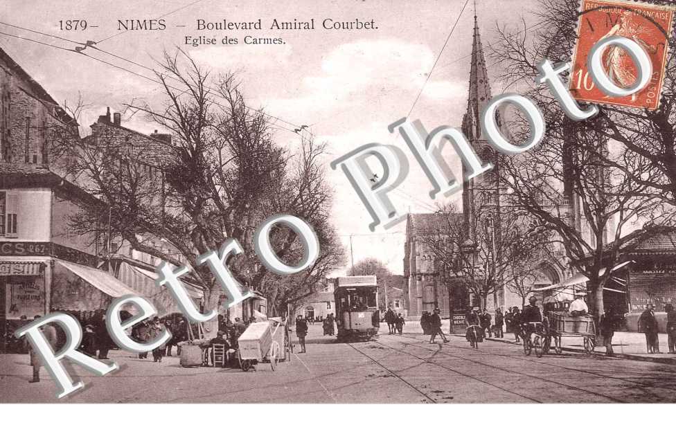 Boulevard Amiral Courbet eglise des Carmes