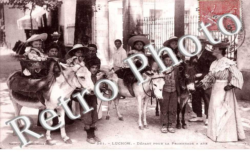 Départ pour la Promenade à Ane