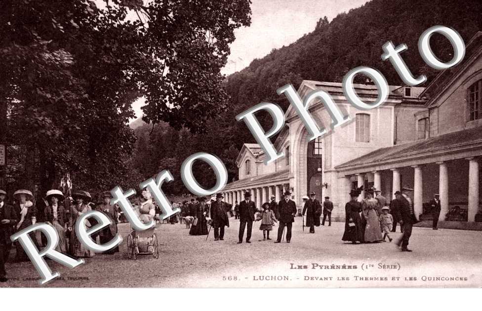 Les thermes et les Quinconces
