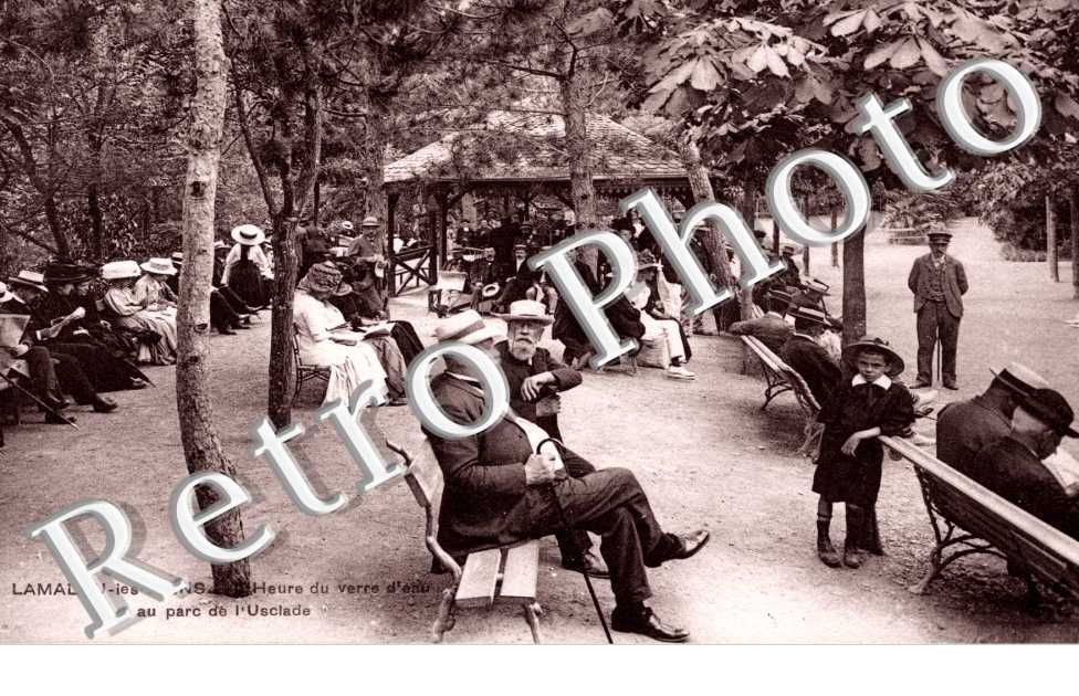 Heure du verre d&#039;eau au parc de l&#039;Usclade
