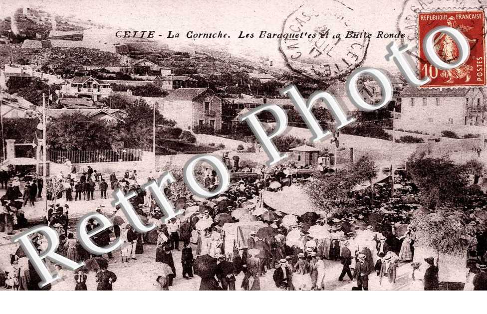 La corniche. les barquettes et la butte ronde