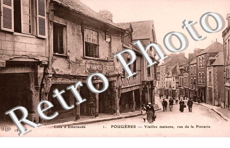 vieilles maisons, rue de la pinterie