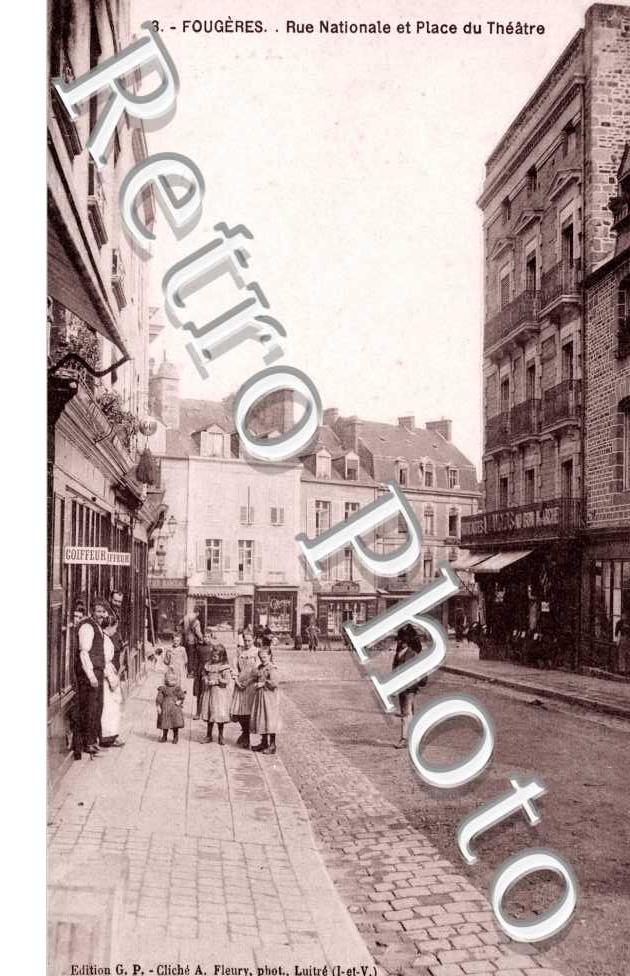 Rue Nationale et Place du Theatre