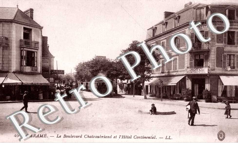 le Boulevard Chateaubriand  et l&#039;Hotel Continental