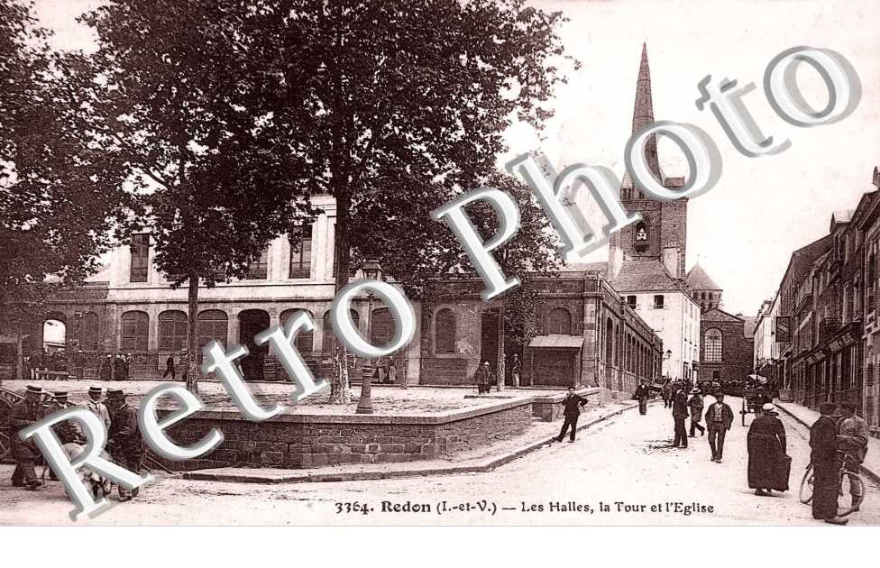 les halles, la tour et l&#039;eglise