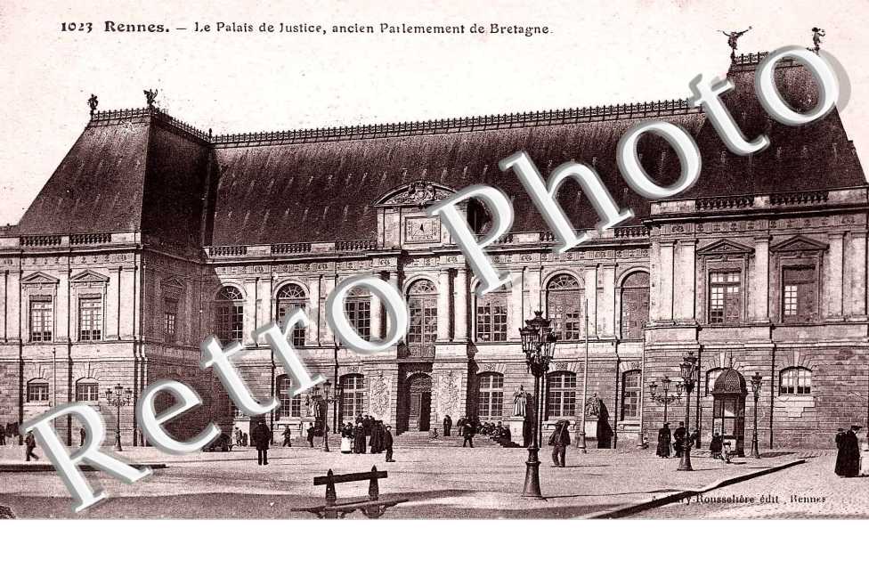 LE PALAIS DE JUSTICE, ANCIEN PARLEMENT DE BRETAGNE