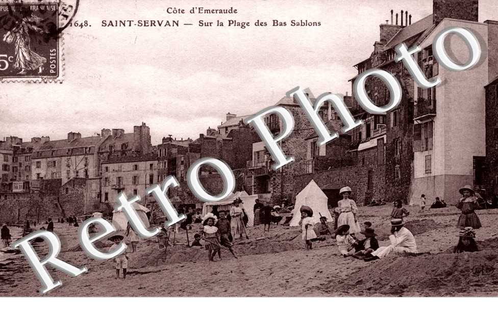 sur la plage des Bas Sablons