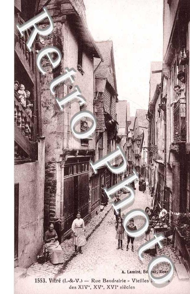 rue baudrairie, vieilles maisons